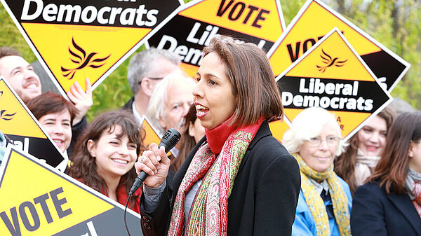 Munira Wilson campaigning